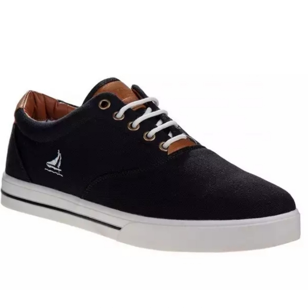 SAIL mens black dock shoes size 12 NEW IN BOX (M1)